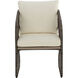 Toulon Stinson Cream Outdoor Dining Chair